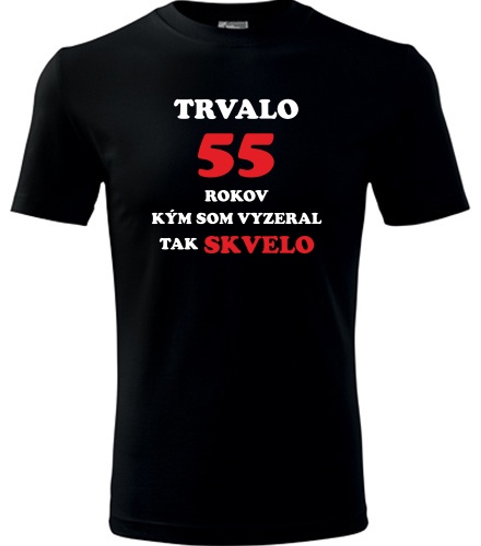 Čierne tričko trvalo 55 rokov