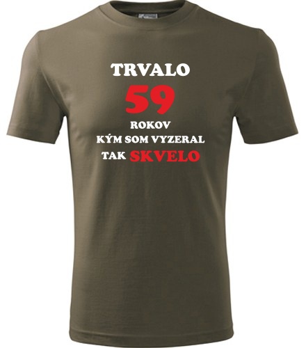 Army tričko trvalo 59 rokov