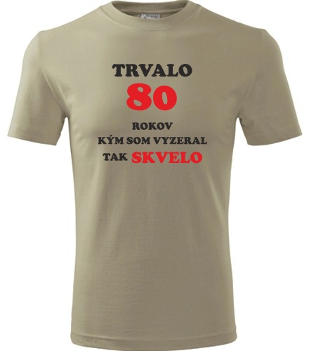 Kaki tričko trvalo 80 rokov